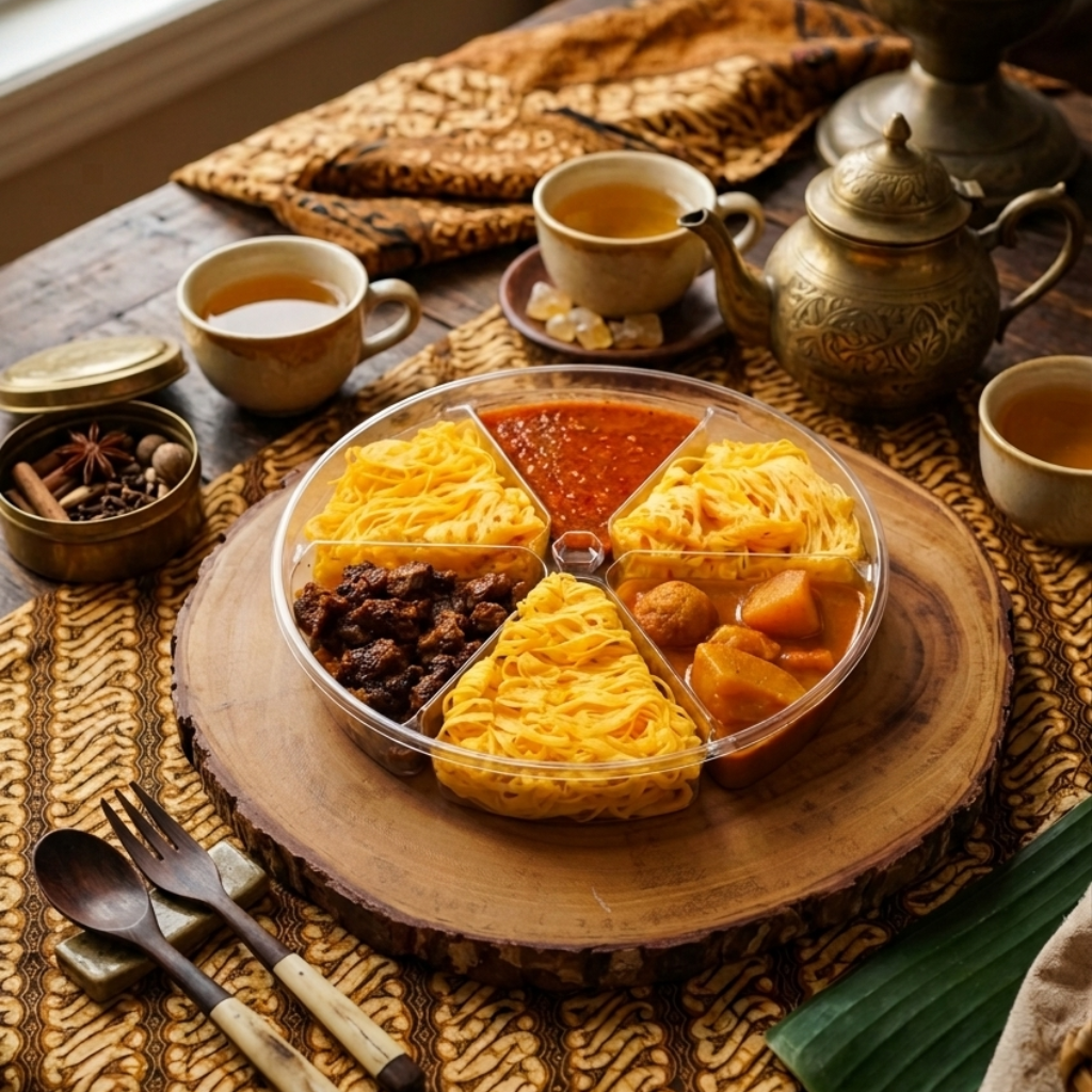 Roti Kirai & Satay Platter